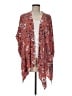 Knox Rose 100% Rayon Red Kimono Size Med - Lg - photo 1