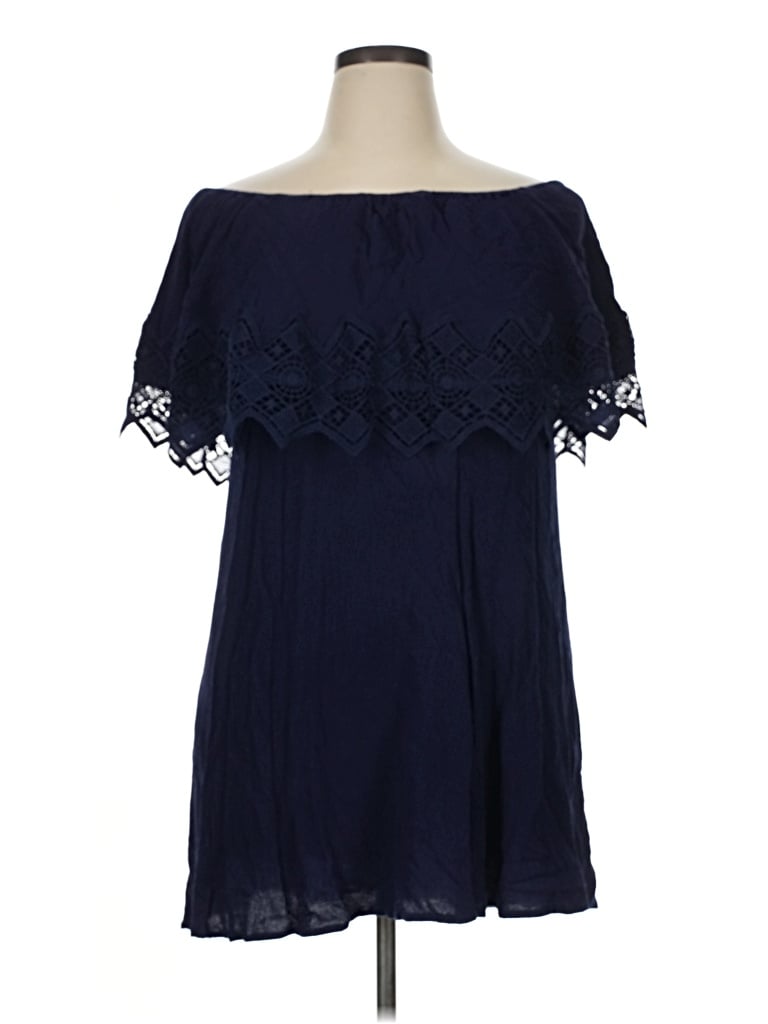 Pre-owned Love, Fire Casual Dress In Blue