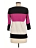 Kenneth Cole REACTION Color Block Pink Silk Pullover Sweater Size M - photo 2