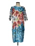 Clover Canyon 100% Polyester Color Block Floral Graphic Blue Cocktail Dress Size S - photo 1