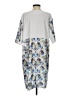 Clover Canyon 100% Polyester Color Block Floral Graphic Blue Cocktail Dress Size S - photo 2