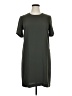 Ann Taylor 100% Polyester Solid Gray Casual Dress Size 14 - photo 1