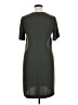 Ann Taylor 100% Polyester Solid Gray Casual Dress Size 14 - photo 2