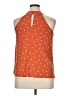 Lane Bryant Polka Dots Orange Sleeveless Blouse Size 14 - 16 Plus - photo 2