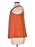 Lane Bryant Polka Dots Orange Sleeveless Blouse Size 14 - 16 Plus - photo 5