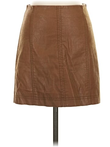 Free People Faux Leather Skirt (view 1)