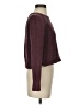 Fossil 100% Cotton Burgundy Pullover Sweater Size XS - photo 4