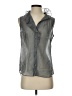 CAbi Gray Sleeveless Button-Down Shirt Size XS - photo 1