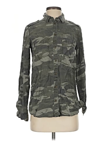 Express Long Sleeve Button-Down Shirt (view 1)