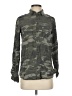 Express Camo Green Long Sleeve Button-Down Shirt Size XS - photo 1