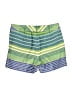 J. McLaughlin Stripes Green Khaki Shorts Size 0 - photo 2