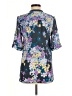 Tucker 100% Polyester Floral Purple Short Sleeve Blouse Size M (estimated) - photo 2