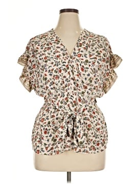 Max Studio Short Sleeve Blouse