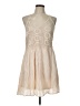 Entro Tan Cocktail Dress Size L - photo 1