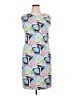 J. McLaughlin Print Blue Cocktail Dress Size XL - photo 1