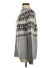 Talbots Chevron-herringbone Gray Turtleneck Sweater Size S - photo 5