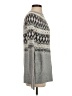 Talbots Chevron-herringbone Gray Turtleneck Sweater Size S - photo 4