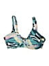 Raisins Print Green Teal Swimsuit Top Size 18 - photo 1