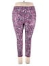 Zella Floral Purple Pink Active Pants Size 2X - photo 1