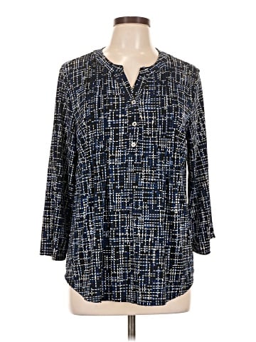 NY Collection 3/4 Sleeve Blouse (view 1)