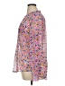 Kut from the Kloth 100% Polyester Floral Pink Long Sleeve Blouse Size XL - photo 5