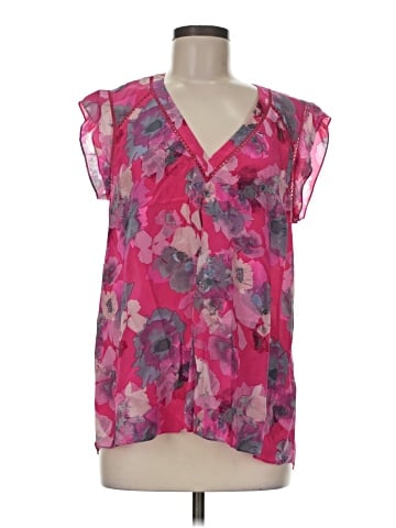 Rebecca Taylor Short Sleeve Blouse (view 1)