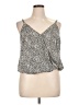 INC International Concepts 100% Polyester Ivory Tank Top Size XL - photo 1