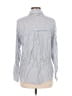 Reiss 100% Viscose Stripes Blue Long Sleeve Button-Down Shirt Size 6 - photo 2