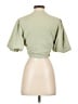 Altar'd State 100% Polyester Green 3/4 Sleeve Blouse Size S - photo 2