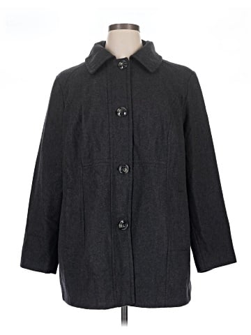 London Fog Wool Coat (view 1)