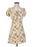 Rewind Yellow Short Sleeve Blouse Size S - photo 1
