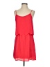 Peppermint 100% Polyester Solid Red Casual Dress Size S - photo 1