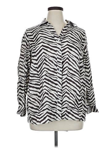 Tahari Long Sleeve Blouse (view 1)
