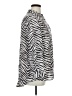 Tahari 100% Linen Animal Print Silver Long Sleeve Blouse Size 1X - photo 4