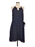 Pixley 100% Polyester Polka Dots Blue Casual Dress Size M - photo 1