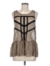 Free People Tan Sleeveless Top Size M - photo 1