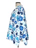 Crosby 100% Polyester Blue Short Sleeve Blouse Size L - photo 5