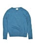 Crewcuts Outlet 100% Cotton Solid Blue Pullover Sweater Size 10 - photo 1
