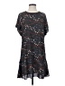 CAbi 100% Polyester Print Black Casual Dress Size S - photo 1
