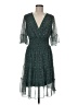 Max Studio Paisley Teal Cocktail Dress Size M - photo 1