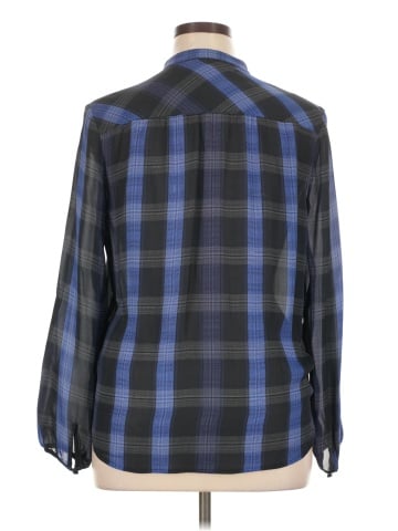 Dylan Gray Long Sleeve Silk Top (view 2)