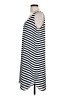 Ann Taylor LOFT 100% Polyester Stripes White Black Casual Dress Size L - photo 5