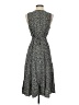Max Studio 100% Rayon Polka Dots Gray Cocktail Dress Size S - photo 2