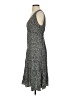 Max Studio 100% Rayon Polka Dots Gray Cocktail Dress Size S - photo 5