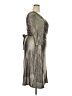Kiyonna 100% Polyester Metallic Silver Cocktail Dress Size 2X Plus - photo 4