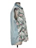 Cotton Express 100% Cotton Floral Ivory Sleeveless Button-Down Shirt Size M - photo 4