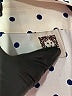 Anne Klein 100% Polyester Polka Dots Ivory Sleeveless Blouse Size 4 - photo 7