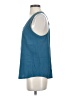 Joie Blue Sleeveless Silk Top Size XS - photo 5