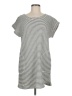 Max Studio 100% Cotton Stripes Gray Casual Dress Size M (estimated) - photo 1