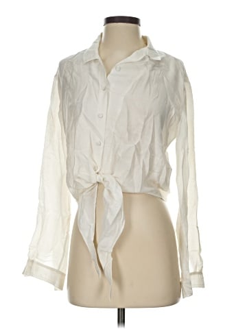 7 For All Mankind Long Sleeve Blouse (view 1)